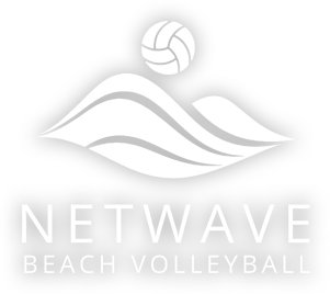 NetWave Beach Volleyball Logo